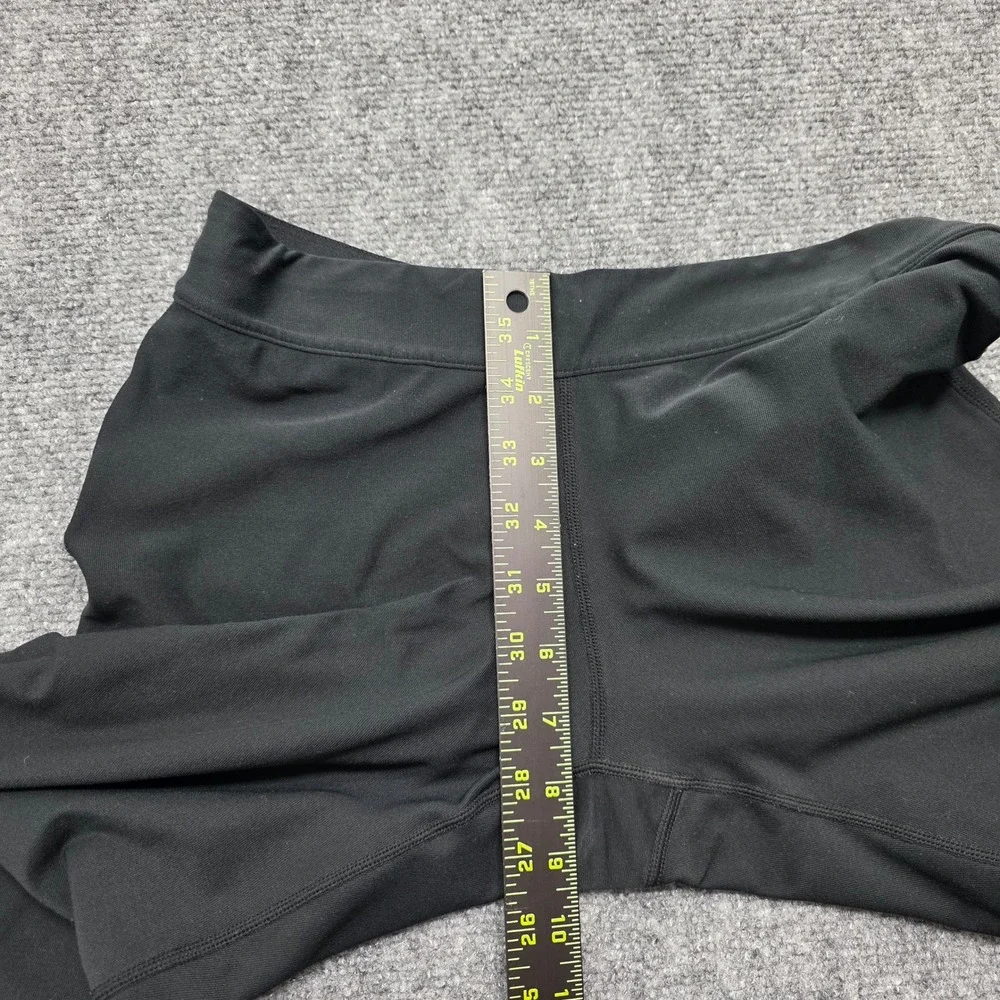 Nike Dri-FIT Cropped Running Leggings Women's Medium Black Back Zipper Pocket